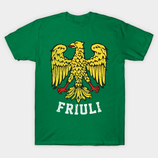 Friuli Venezia Giulia / Coat of Arms / Vintage Style T-Shirt by DankFutura